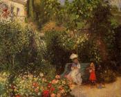 The Garden at Pontoise - 卡米耶·毕沙罗